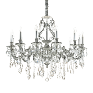 Visilica Ideal Lux GIOCONDA SP12  – Srebrna Klasične visilice