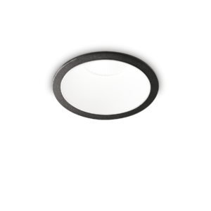 Downlight Ideal Lux GAME TRIM ROUND 11W 3000K BK WH – CRNO BIJELO Klasična ugradbena rasvjeta