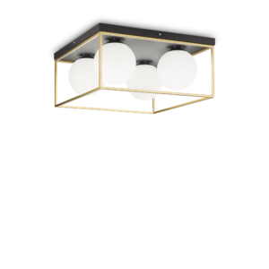 Stropna svjetiljka Ideal Lux LINGOTTO PL4    – Mjed Moderne plafonjere