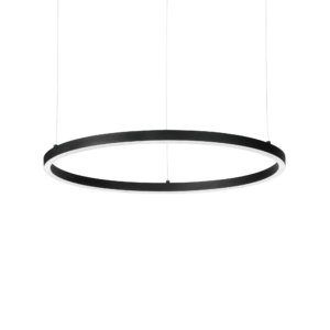 Visilica Ideal Lux ORACLE SLIM SP D090 ROUND 3000K ON-OFF BK – Crna Moderne visilice