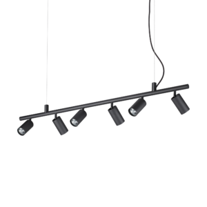 Visilica Ideal Lux DYNAMITE SP6    – Crna Moderne visilice