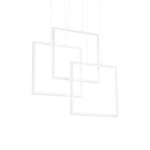 Visilica Ideal Lux F  SP QUADRATO    – Bijela Moderne visilice