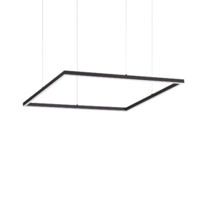 Visilica Ideal Lux ORACLE SLIM SP D070 SQUARE 3000K ON-OFF BK – Crna Moderne visilice