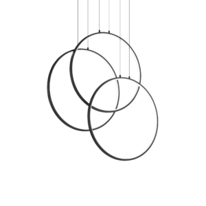 Visilica Ideal Lux F  SP CERCHIO    – Crna Moderne visilice