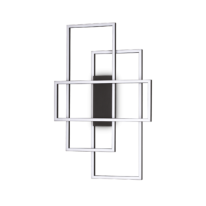 Stropna svjetiljka Ideal Lux F  PL RETTANGOLO    – Crna Moderne plafonjere