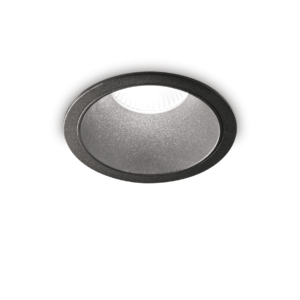 Downlight Ideal Lux GAME TRIM ROUND 20W 3000K BK BK – Crna Klasična ugradbena rasvjeta