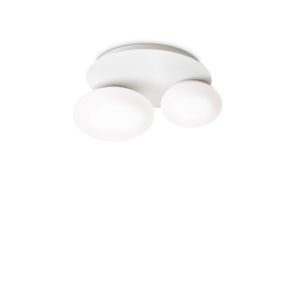 Stropna svjetiljka Ideal Lux NINFEA PL2    – Bijela Moderne plafonjere