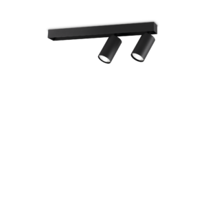 Stropna svjetiljka Ideal Lux PROFILO PL2    – Crna Nadgradna stropna svjetla