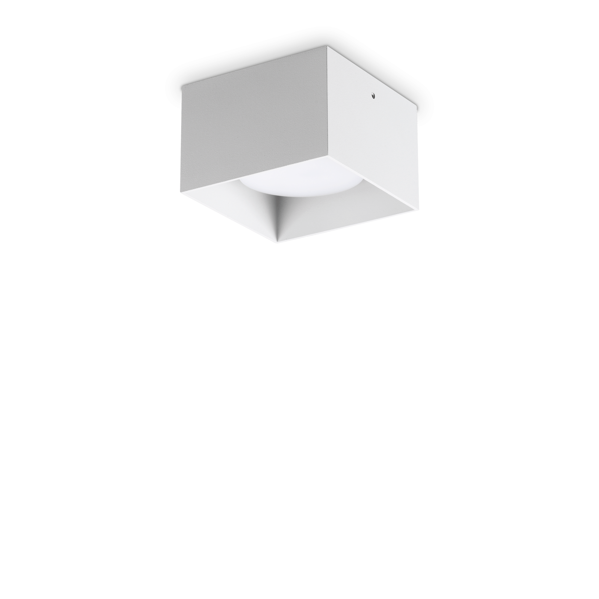 Stropna svjetiljka Ideal Lux SPIKE PL1 SQUARE – Bijela Nadgradna stropna svjetla Stropna svjetiljka Ideal Lux SPIKE PL1 SQUARE – Bijela Nadgradna stropna svjetla