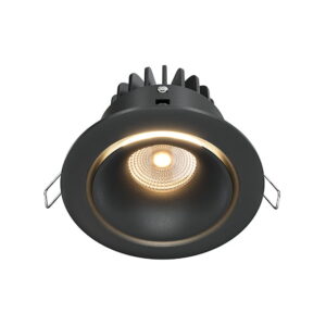 Downlight Maytoni Yin – Crna – DL031-L12W3K-D-B Klasična ugradbena rasvjeta