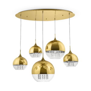 Visilica Maytoni Fermi – Zlatna – P140-PL-170-5-G Moderne visilice