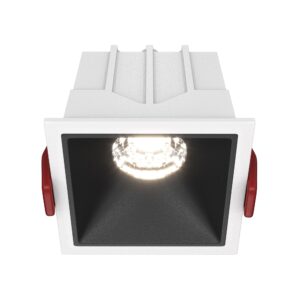 Downlight Maytoni Alfa LED – Bijelo i crno – DL043-01-10W4K-D-SQ-WB Klasična ugradbena rasvjeta