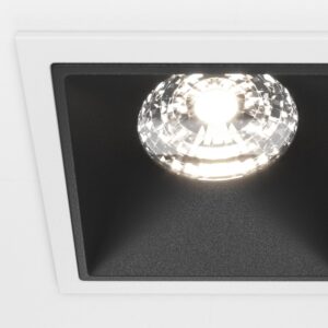 Downlight Maytoni Alfa LED – Bijelo i crno – DL043-01-15W4K-D-SQ-WB Klasična ugradbena rasvjeta