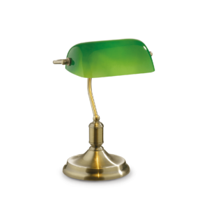 Stolna lampa Ideal Lux LAWYER TL1    – Brončana Klasične svjetiljke