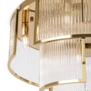 Stropna svjetiljka Maytoni Frame – Zlatna – MOD174CL-09G Klasične plafonjere
