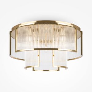 Stropna svjetiljka Maytoni Frame – Zlatna – MOD174CL-09G Klasične plafonjere
