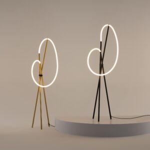 Podna lampa Maytoni Crochet – Crna – MOD369FL-L36B3K Podne svjetiljke