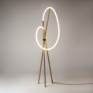 Podna lampa Maytoni Crochet – Mjed – MOD369FL-L36BS3K Podne svjetiljke