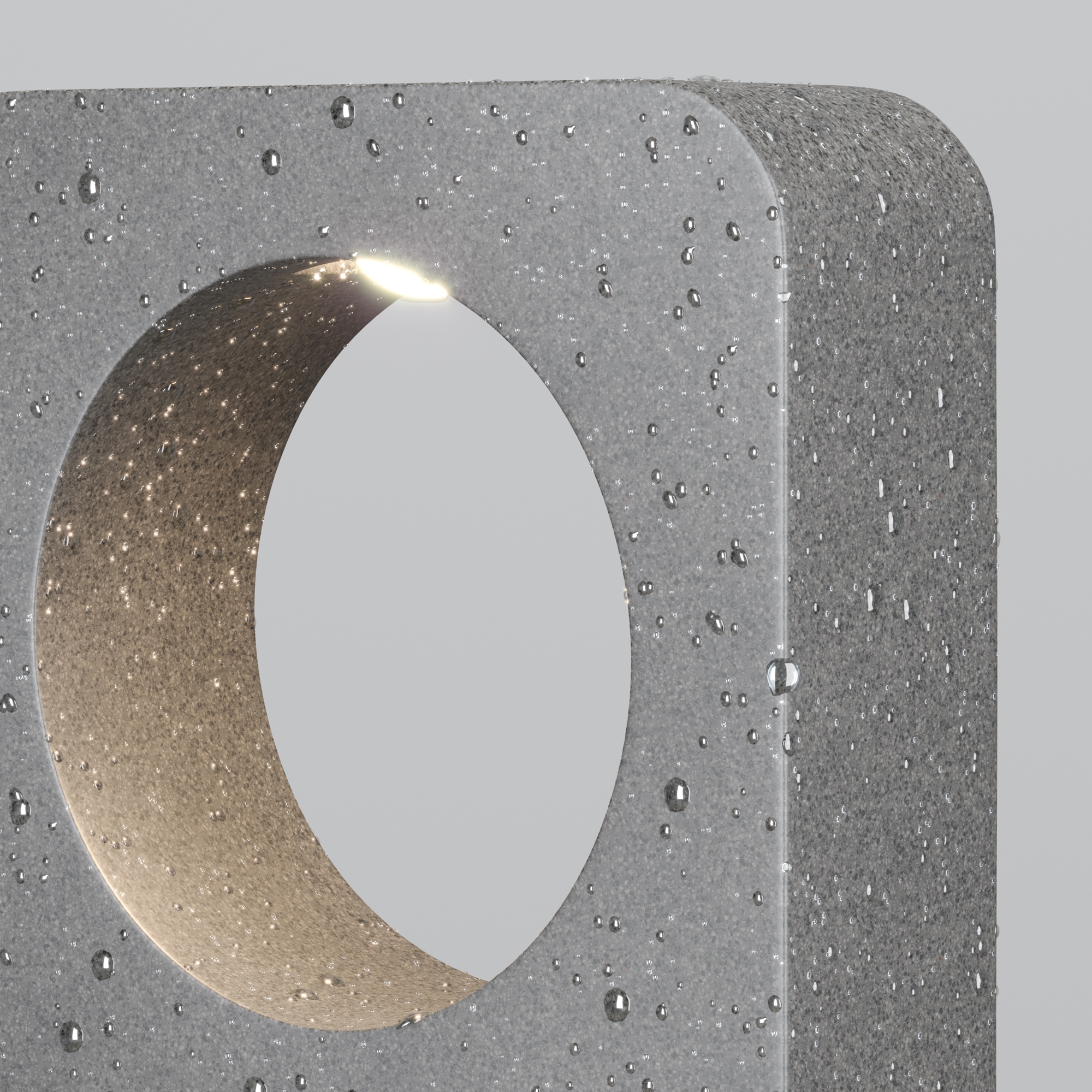 Krajobrazna svjetiljka Outdoor Betone – Cement – O469FL-L7CM3K Vanjska rasvjeta