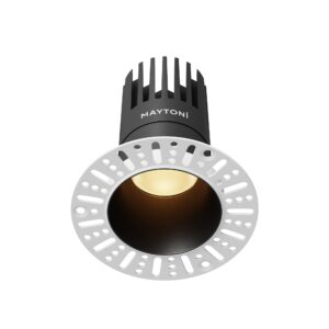 Ugradbena svjetiljka Maytoni Dip – Crna – DL122-15W-2.7K-TRS-B Stropna rasvjeta