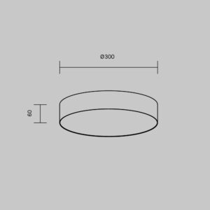 Stropna svjetiljka Technical Zon – Zlatna – C032CL-36W3K-RD-MG Moderne plafonjere