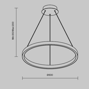 Visilica Maytoni Rim – Mjed – MOD058PL-L32BSK Moderne visilice