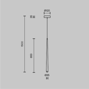 Visilica Maytoni Cascade – Crna – MOD132PL-L6BK Moderne visilice