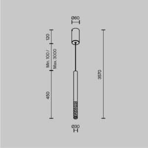 Visilica Maytoni Pro Shade – Bijela – MOD157PL-L6W4K1 Moderne visilice