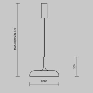 Visilica Maytoni Gerhard – Siva – MOD189PL-L12GR3K1 Moderne visilice