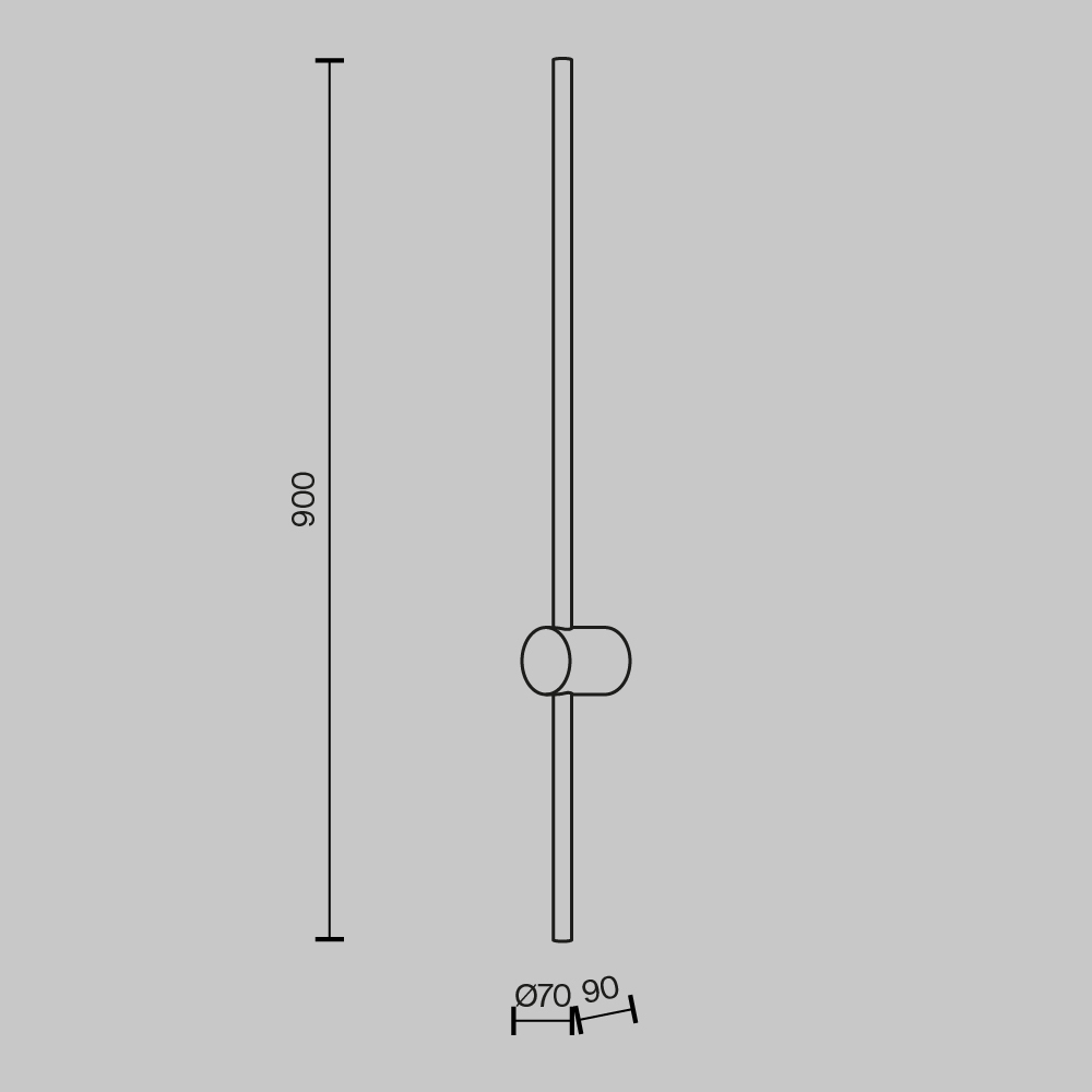Zidna svjetiljka Maytoni Light stick – Crna – MOD237WL-L11B3K Dekorativna rasvjeta Zidna svjetiljka Maytoni Light stick – Crna – MOD237WL-L11B3K Dekorativna rasvjeta