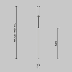 Visilica Maytoni Halo – Mjed – MOD246PL-L24BSK1 Moderne visilice