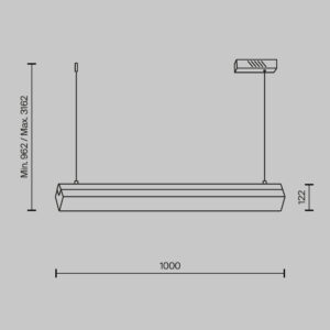 Visilica Maytoni Petra – Mjed – MOD250PL-L36BS3K Moderne visilice