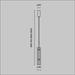 Visilica Maytoni Ordo – Crna – MOD272PL-L12B3K1 Moderne visilice
