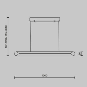 Visilica Maytoni Motion – Bijela – MOD276PL-L40W3K Moderne visilice