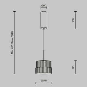Visilica Maytoni Scala – Bijela – MOD496PL-L12WK Moderne visilice Visilica Maytoni Scala – Bijela – MOD496PL-L12WK Moderne visilice