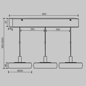 Visilica Maytoni Float – Crna – MOD498PL-L25BK1 Moderne visilice Visilica Maytoni Float – Crna – MOD498PL-L25BK1 Moderne visilice