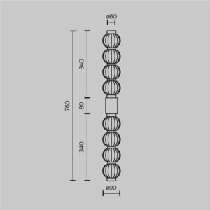 Zidna svjetiljka Maytoni Amulet – Zlatna – MOD555WL-L13G3K Dekorativna rasvjeta Zidna svjetiljka Maytoni Amulet – Zlatna – MOD555WL-L13G3K Dekorativna rasvjeta
