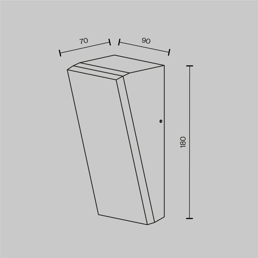 Vanjska zidna svjetiljka Outdoor Brick – Grafitna – O436WL-L10GF3K1 Fasadna rasvjeta Vanjska zidna svjetiljka Outdoor Brick – Grafitna – O436WL-L10GF3K1 Fasadna rasvjeta
