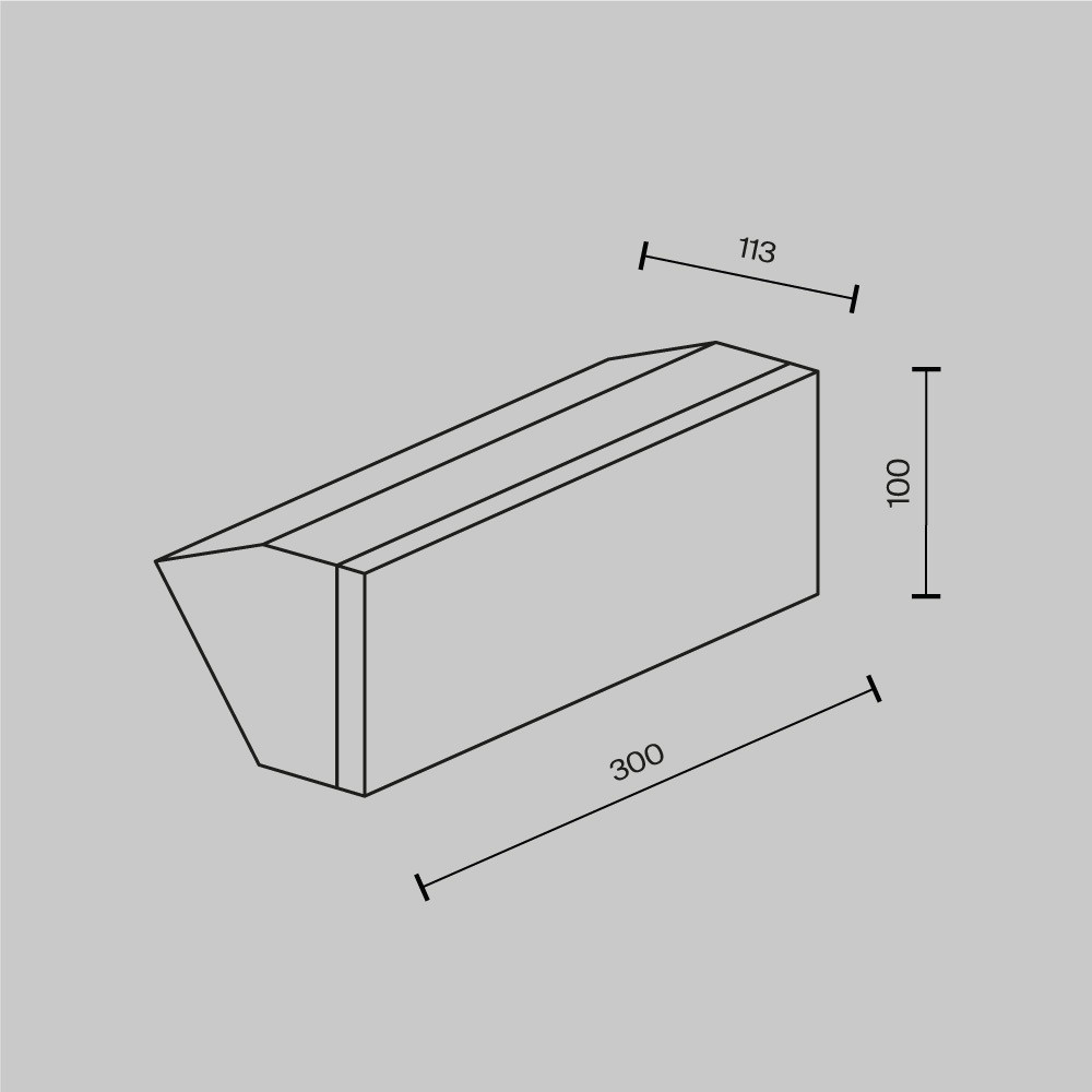 Vanjska zidna svjetiljka Outdoor Brick – Grafitna – O436WL-L20GF3K Fasadna rasvjeta Vanjska zidna svjetiljka Outdoor Brick – Grafitna – O436WL-L20GF3K Fasadna rasvjeta