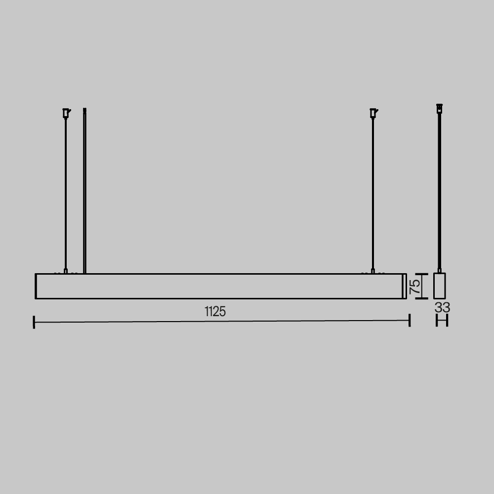 Visilica Maytoni Basis – Crna – P051PL-36W2.7-6K-B Rasvjeta za dnevni boravak Visilica Maytoni Basis – Crna – P051PL-36W2.7-6K-B Rasvjeta za dnevni boravak
