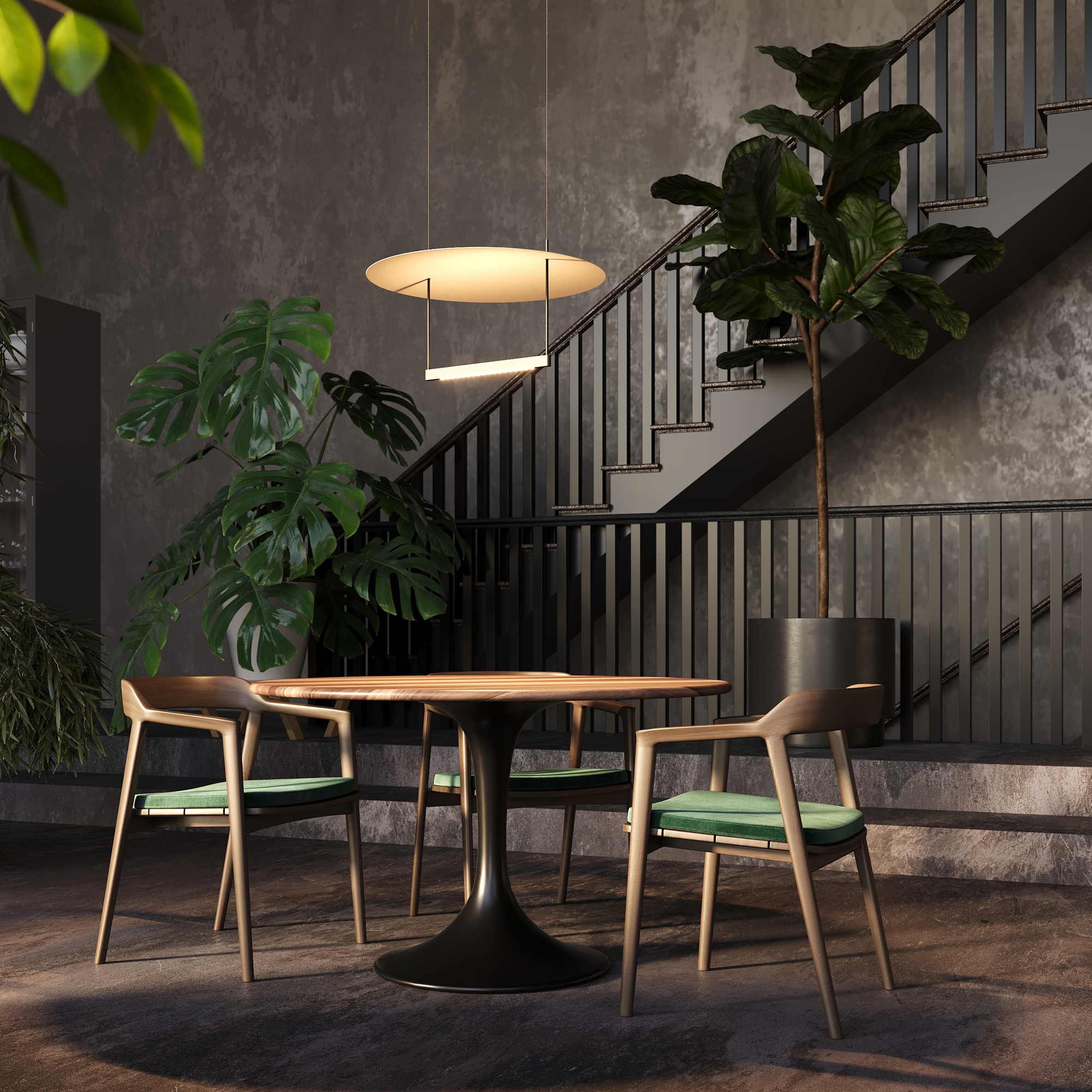 Viseća svjetiljka Maytoni Ambience – Crna – MOD280PL-L30B3K1 Vrsta rasvjete