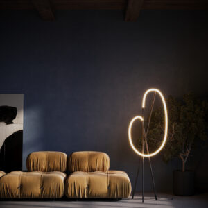 Podna lampa Maytoni Crochet – Crna – MOD369FL-L36B3K Podne svjetiljke