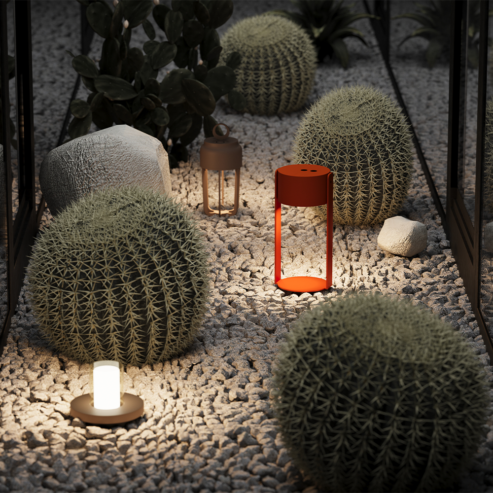 Outdoor portable battery-powered lamp Outdoor Cavo – Narančasta – O145TL-L3ORK Vanjska rasvjeta