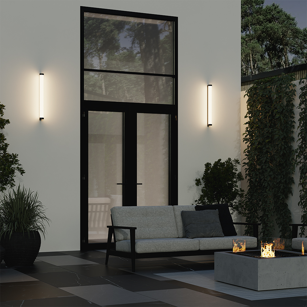 Vanjska zidna svjetiljka Outdoor Rounge – Crna – O482WL-L16B3K Fasadna rasvjeta