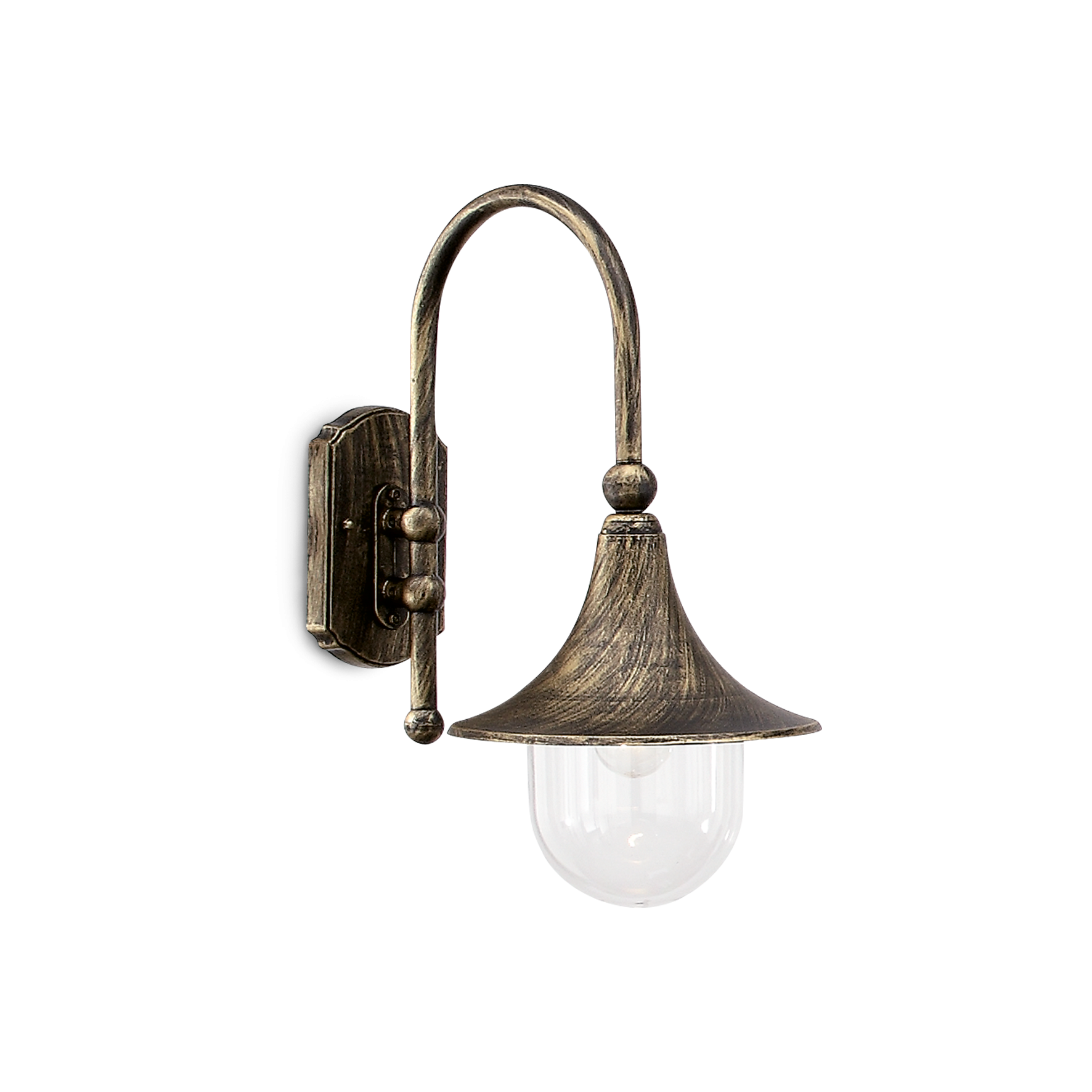 Vanjska zidna svjetiljka Ideal Lux CIMA AP1 – Crna Vanjska rasvjeta
