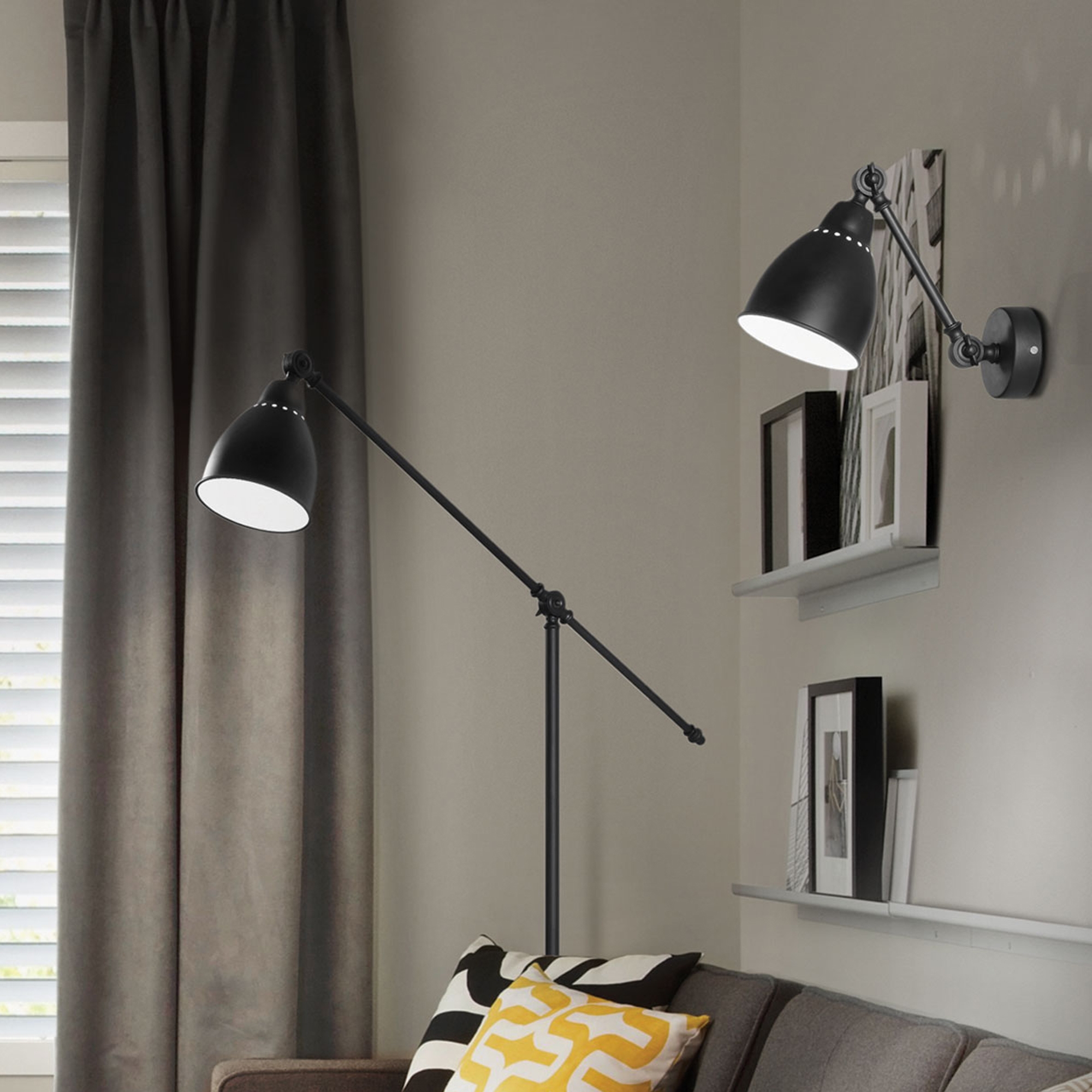 Zidna svjetiljka Ideal Lux NEWTON AP1 – Bronca Dekorativna rasvjeta
