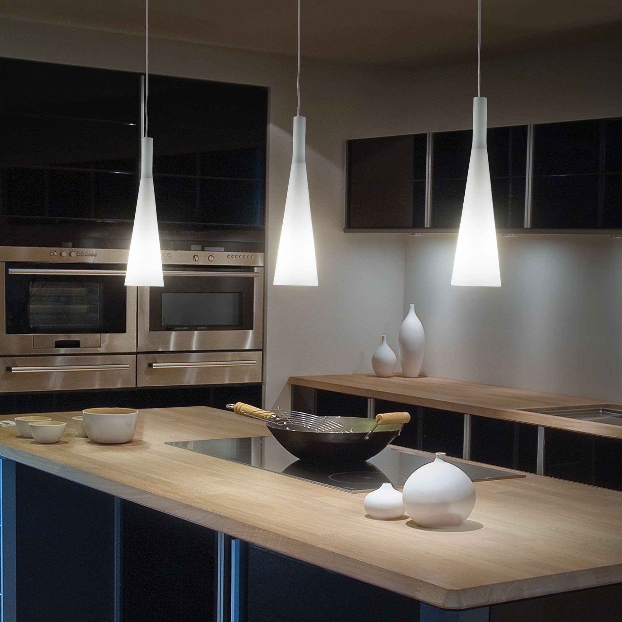 Visilica Ideal Lux MILK SP3 – Bijela Moderne visilice Visilica Ideal Lux MILK SP3 – Bijela Moderne visilice