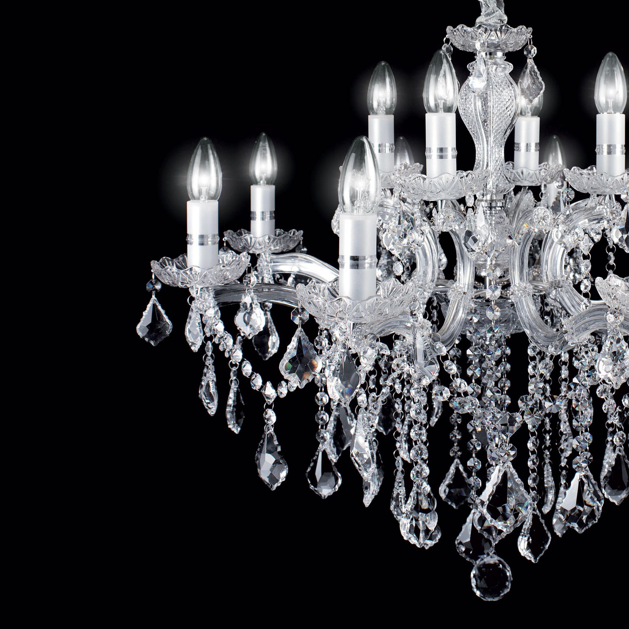 Visilica Ideal Lux FLORIAN SP12 – Zlatna Visilice