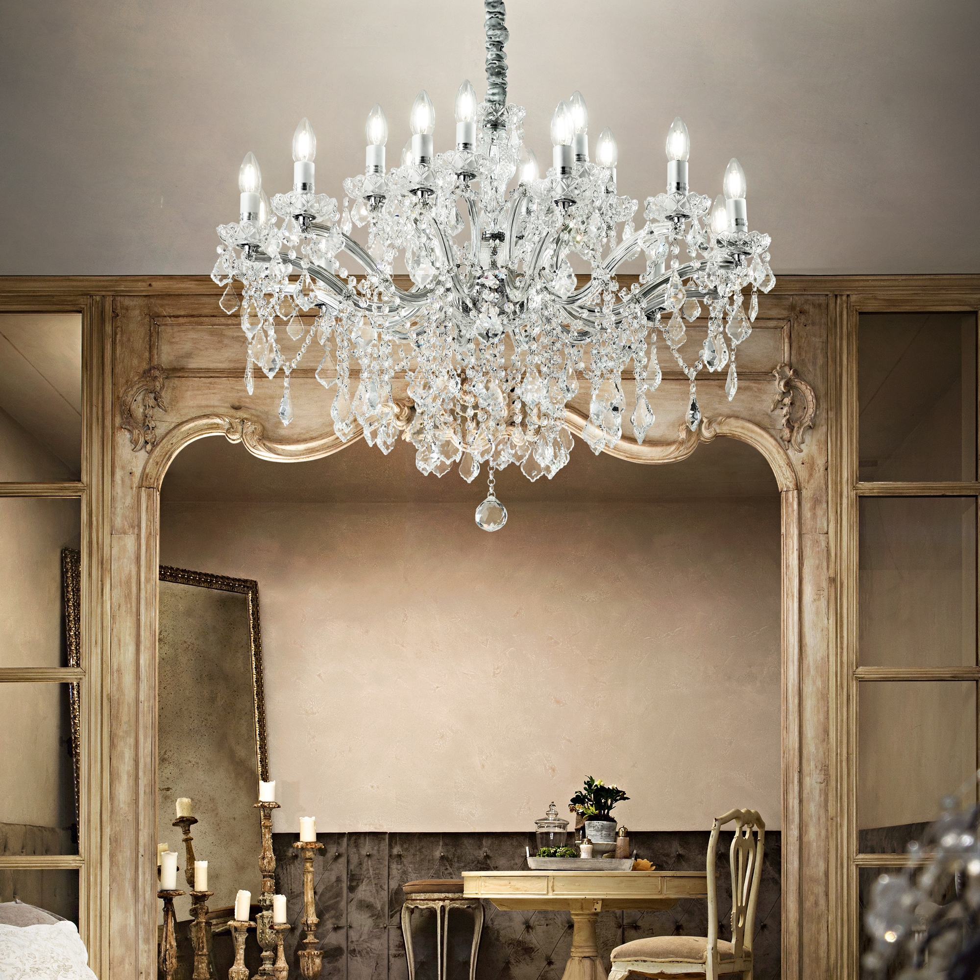 Visilica Ideal Lux FLORIAN SP18 – Zlatna Visilice