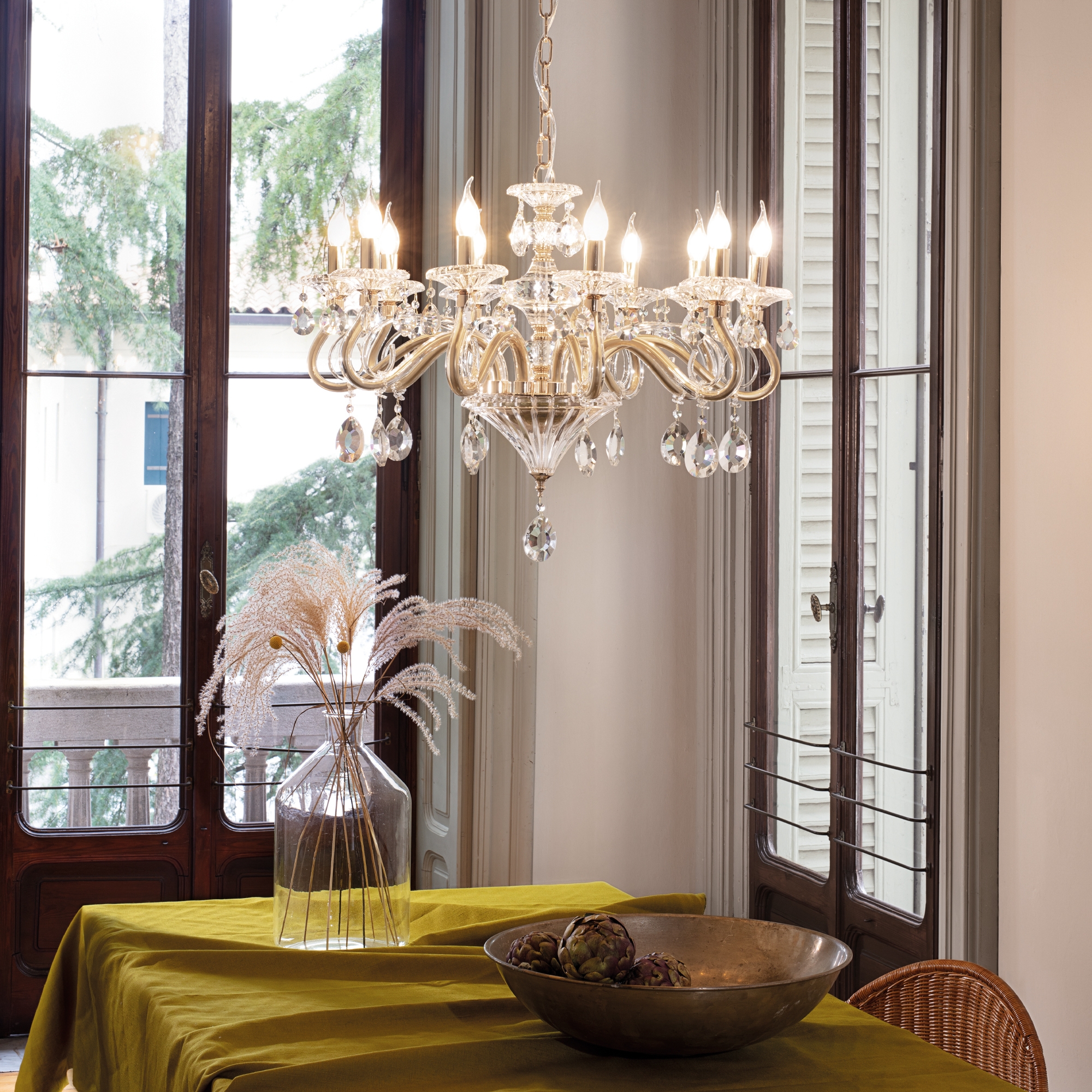 Visilica Ideal Lux NEGRESCO SP10 – Zlatna Visilice Visilica Ideal Lux NEGRESCO SP10 – Zlatna Visilice